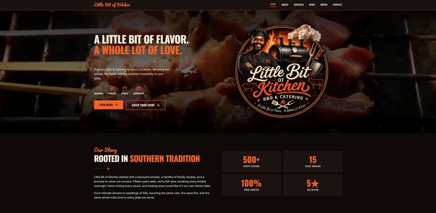 Little Bit of Kitchen homepage screenshot